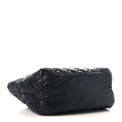 Chanel Nylon Quilted Small Coco Cocoon Tote Black 4 of 10
