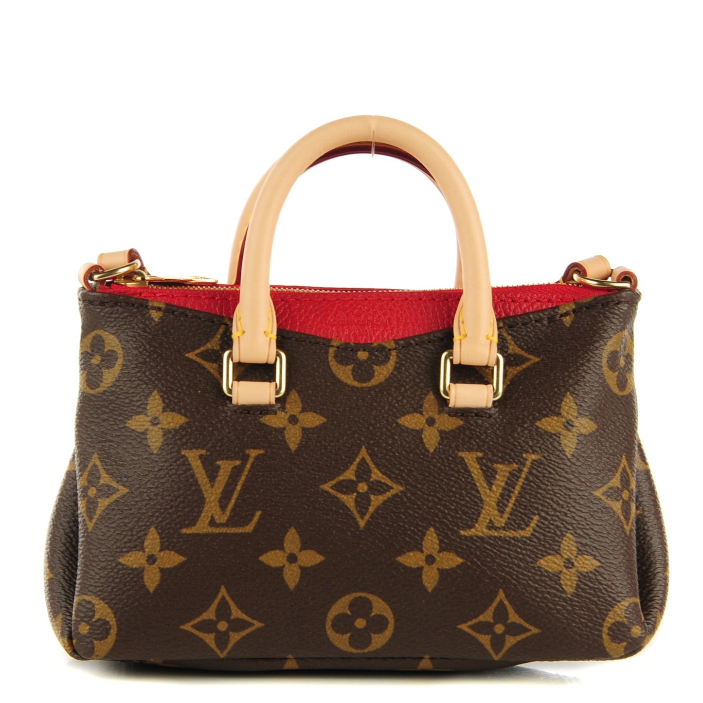 Monogram Nano Pallas Cherry