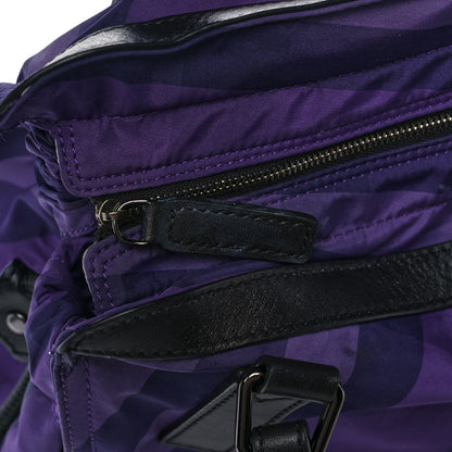 Burberry Nylon Check Small Buckleigh Packable Tote Regency Purple 13 of 13