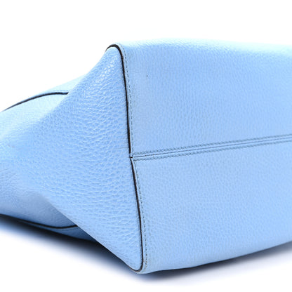 Gucci Dollar Calfskin Small Swing Tote Mineral Blue 8 of 9