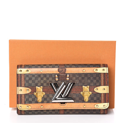 Louis Vuitton Transformed Damier Ebene Time Trunk Twist Wallet 7 of 7