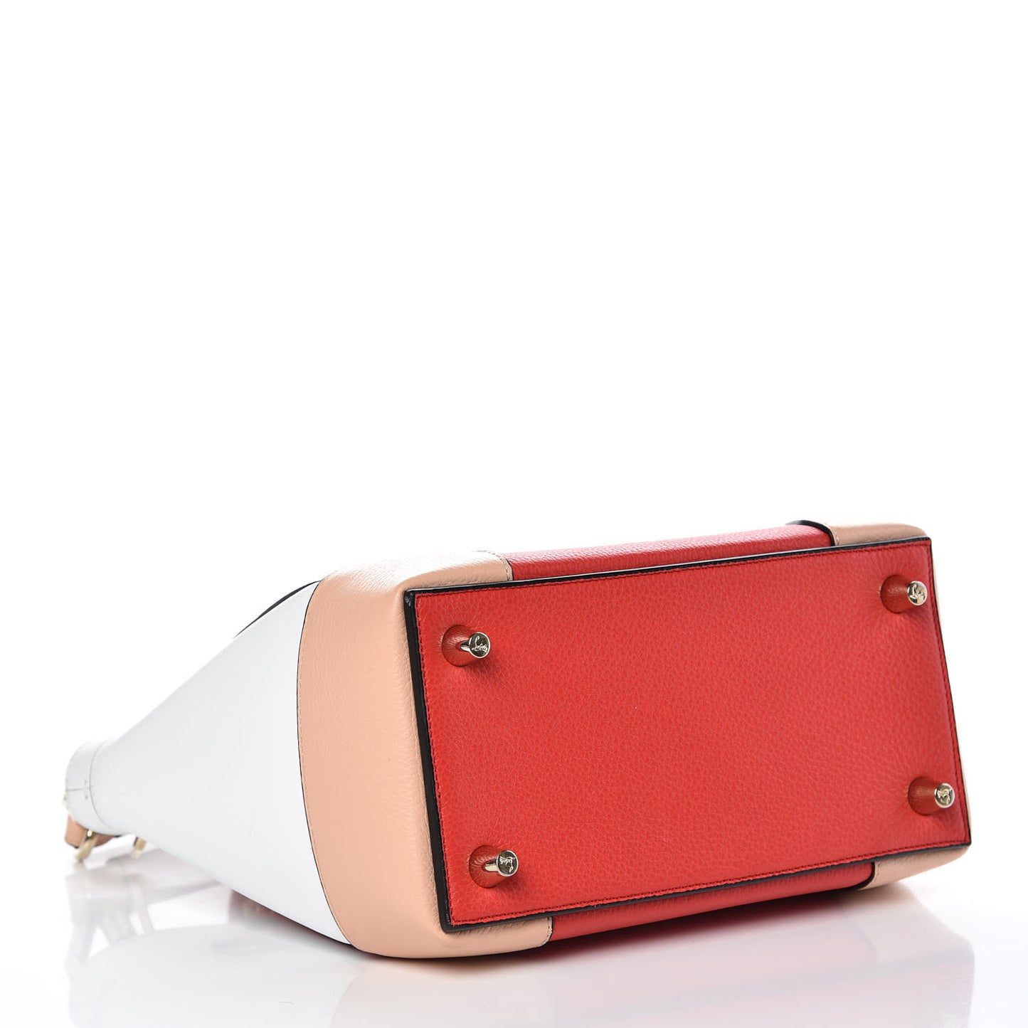 Calfskin Small Eloise Tote Fraise Poudre White