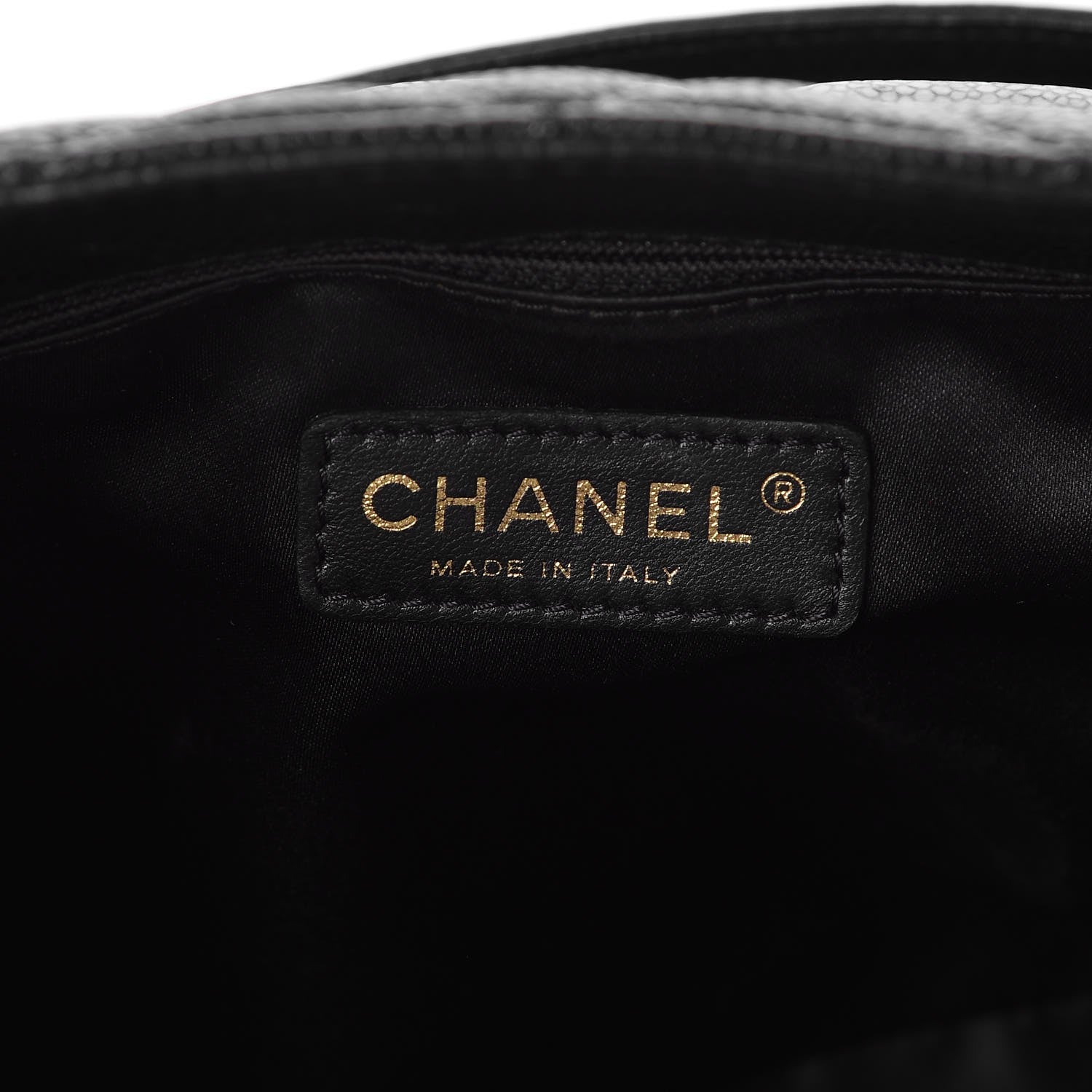 Chanel Caviar Grand Shopping Tote GST Black 6 of 7