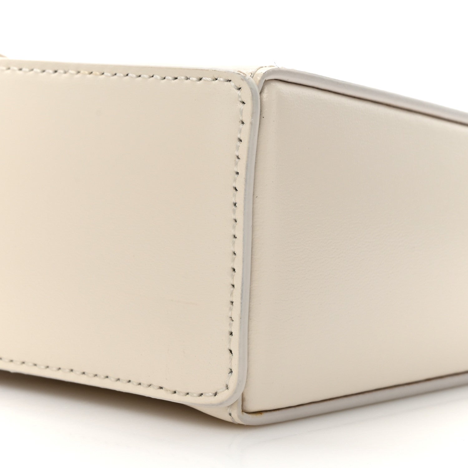 Givenchy Box Calfskin Mini Cut Out Shoulder Bag Ivory 9 of 14