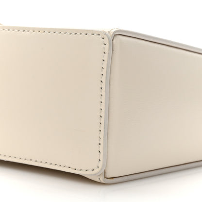 Givenchy Box Calfskin Mini Cut Out Shoulder Bag Ivory 9 of 14