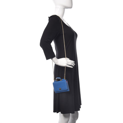 Dolce & Gabbana Dauphine Mini Von Bag Blue 2 of 10