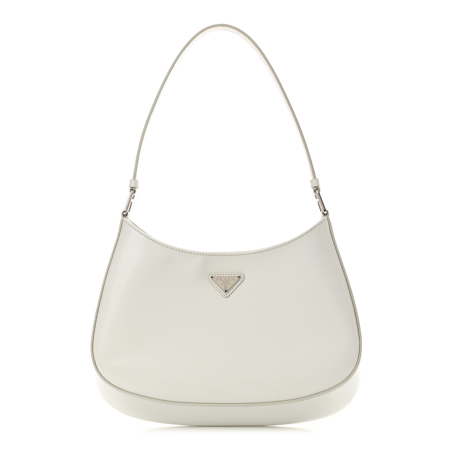 Spazzolato Cleo Shoulder Bag White