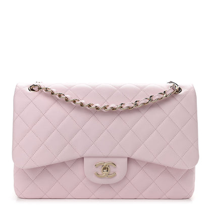 Chanel Caviar Quilted Jumbo Double Flap Light Pink 1 of 9