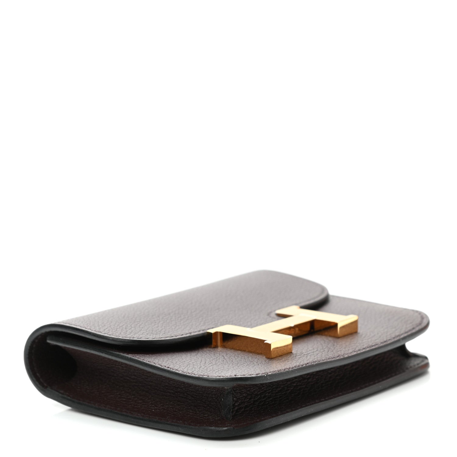 Hermes Evercolor Constance Slim Wallet Rouge Sellier 5 of 9