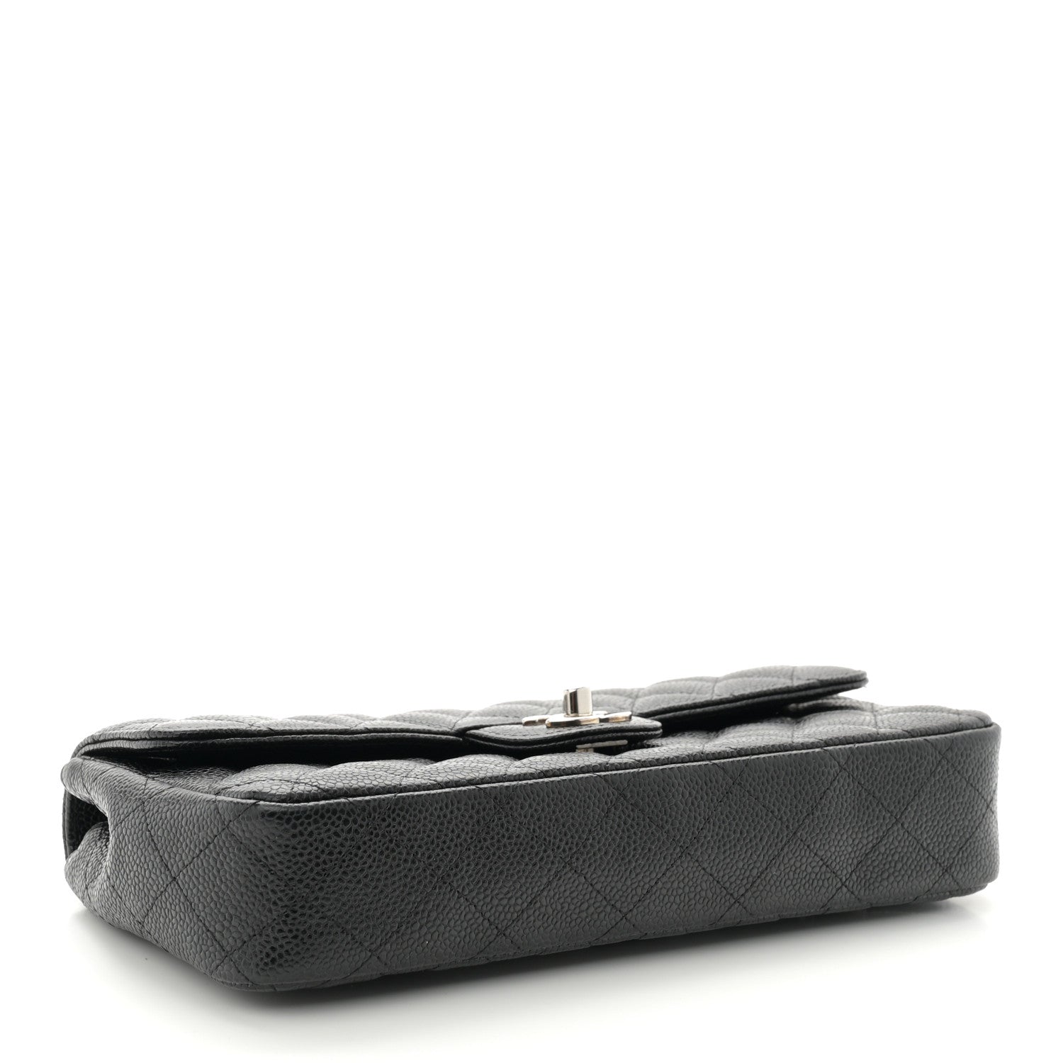 Chanel Caviar Quilted East West Flap Black 4 of 10