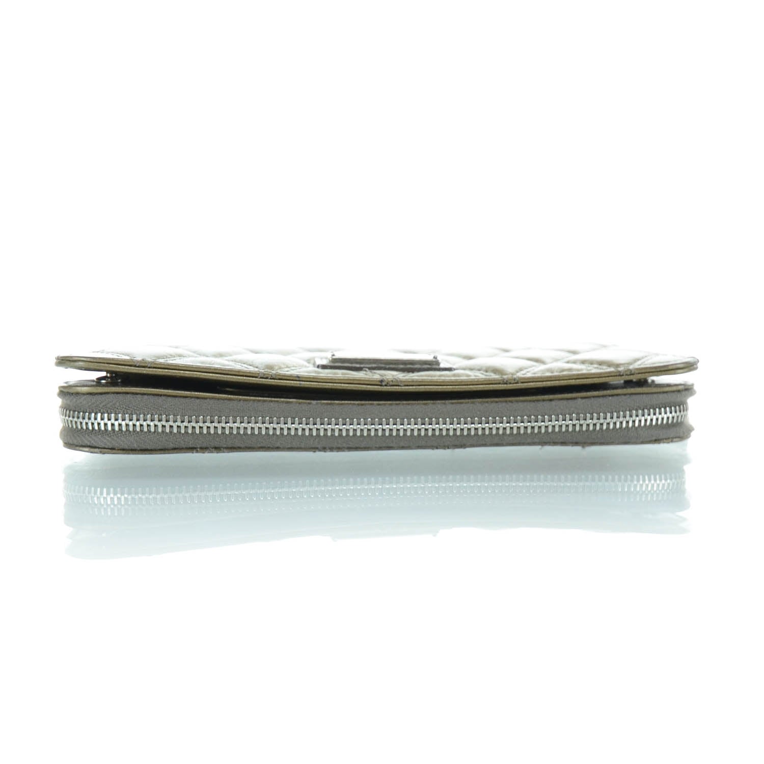 Chanel Distressed Calfskin Paris New York PNY Wallet 3 of 9