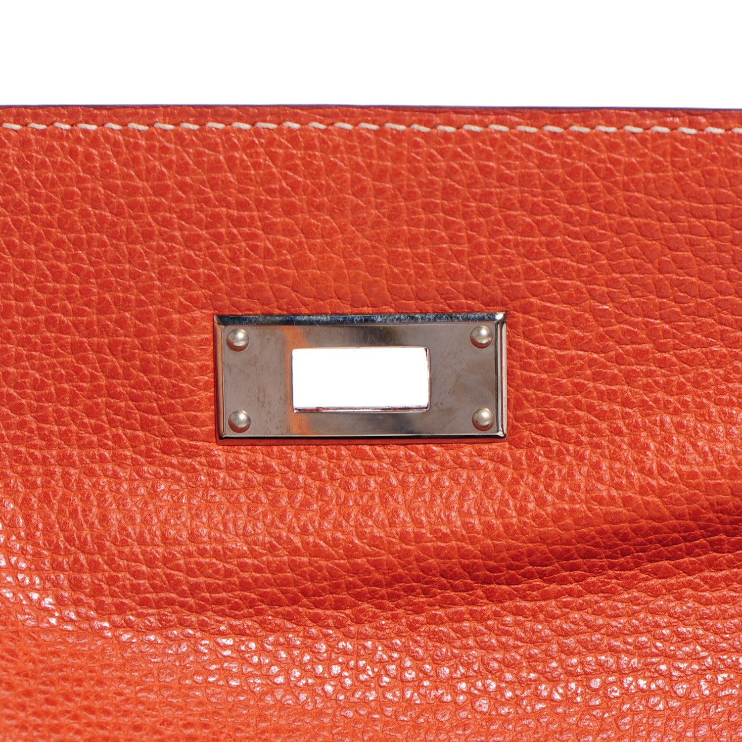Hermes Vache Liegee Kelly Sellier 32 Brique 18 of 24