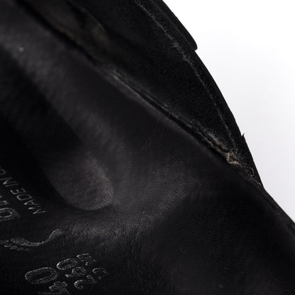 Valentino Garavani Calfskin VLTN Birkenstock Slide Sandals 40 Black 8 of 8