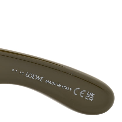 Loewe Acetate Mirrored Anagram Wave Mask Sunglasses LW40108I Brown 6 of 7