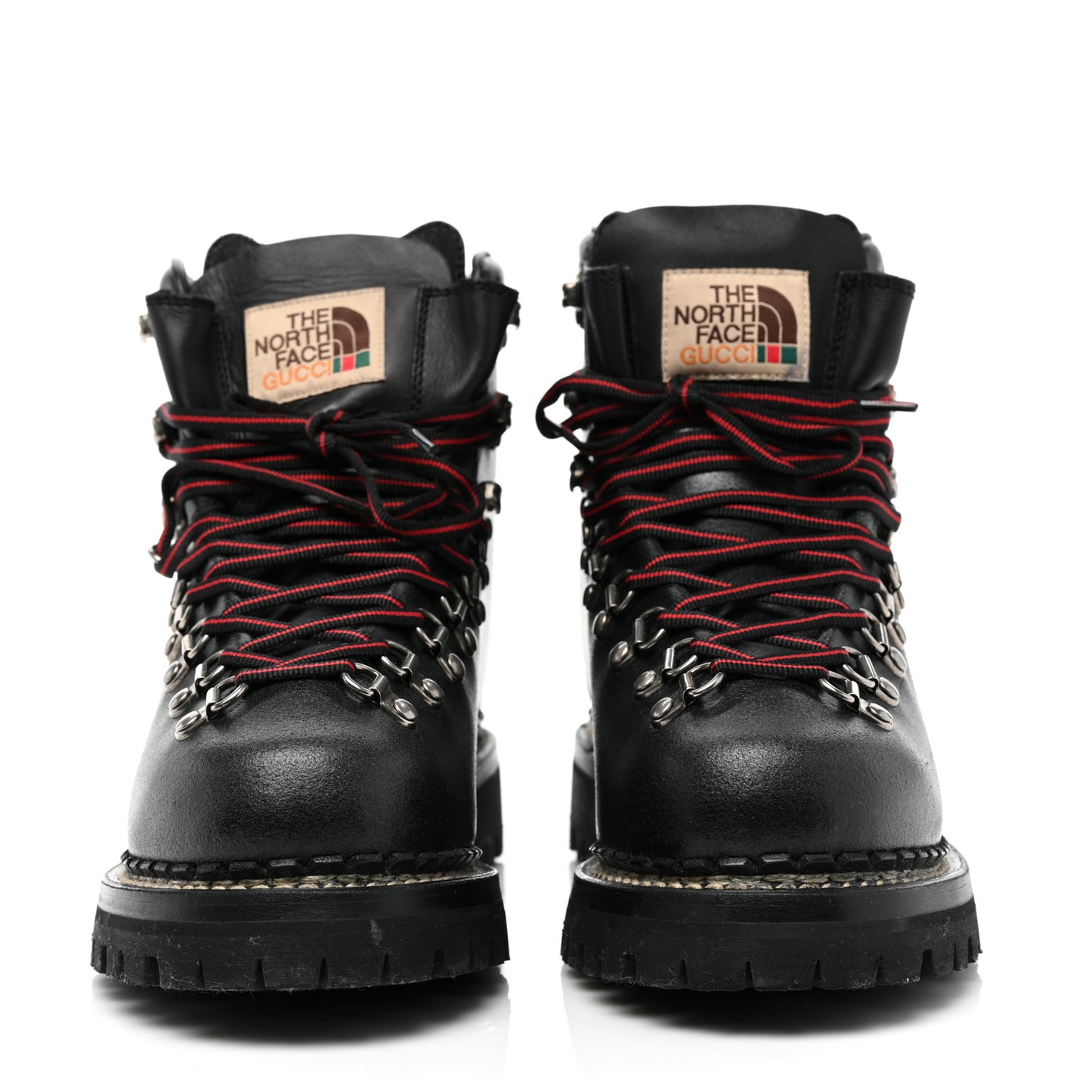 X THE NORTH FACE Calfskin Womens Hiking Ankle Boots 38 Black