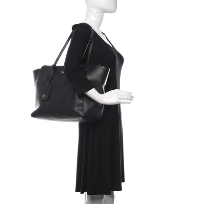 Gucci Pebbled Calfskin Medium Swing Tote Black 2 of 13