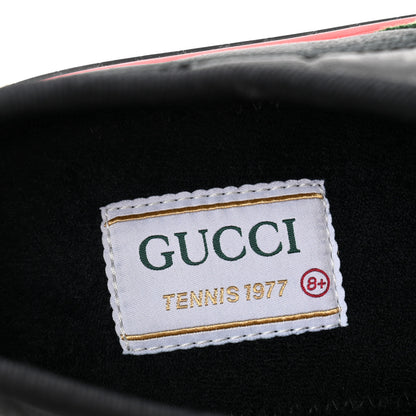 Gucci Econyl Nylon Web Monogram Off The Grid Mens 1977 Tennis Sneakers 8.5 Black 8 of 9