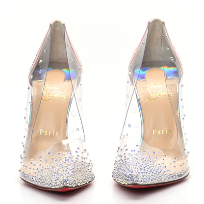 Christian Louboutin PVC Glitter Degrastrass 100 Pumps 38.5 Pink Multicolor 2 of 7