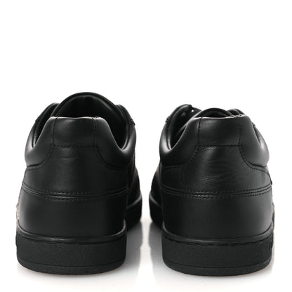 Christian Dior Calfskin Suede Logo Sneakers 36.5 Black 6 of 12