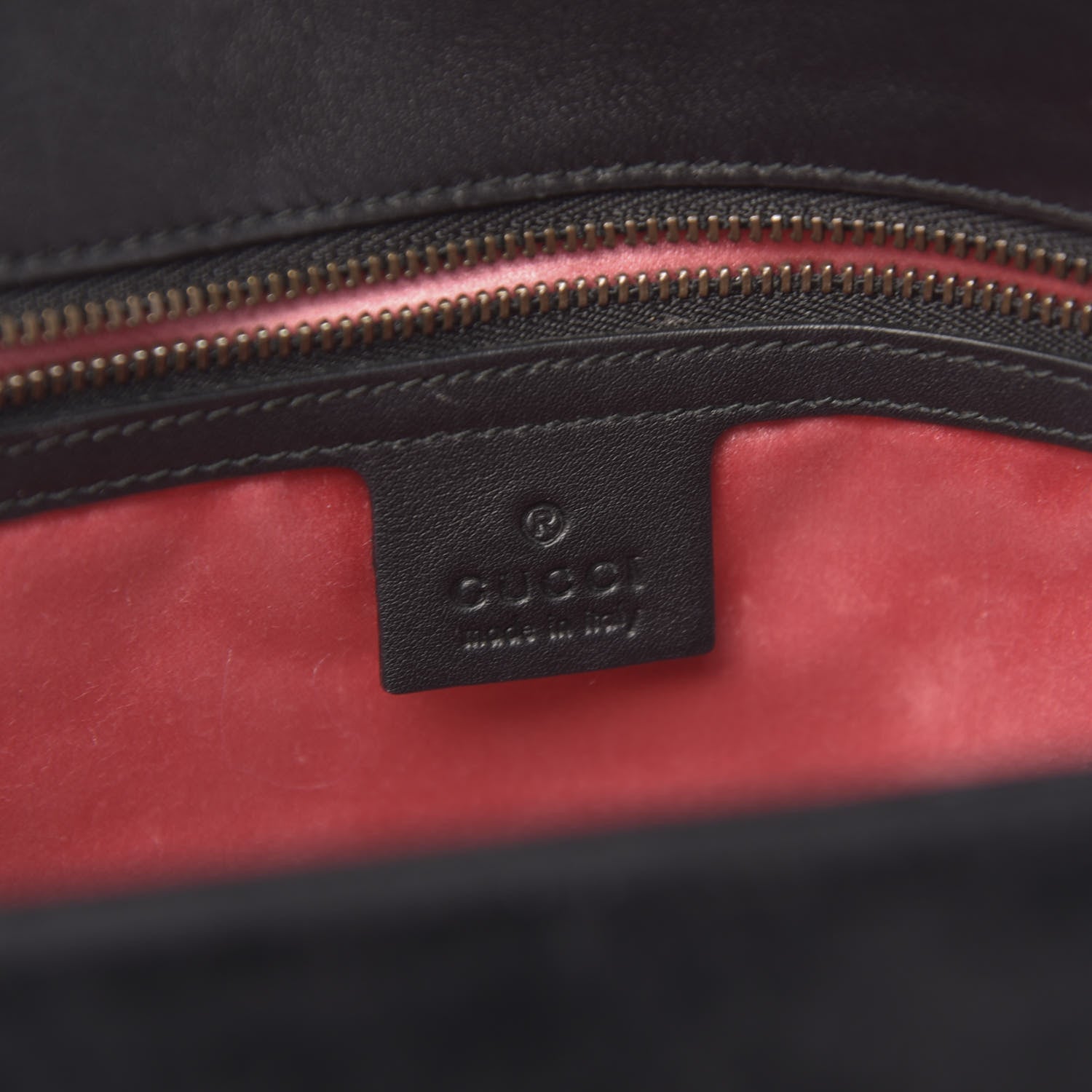 Gucci Velvet Matelasse Medium GG Marmont Shoulder Bag Black 6 of 10
