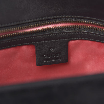 Gucci Velvet Matelasse Medium GG Marmont Shoulder Bag Black 6 of 10