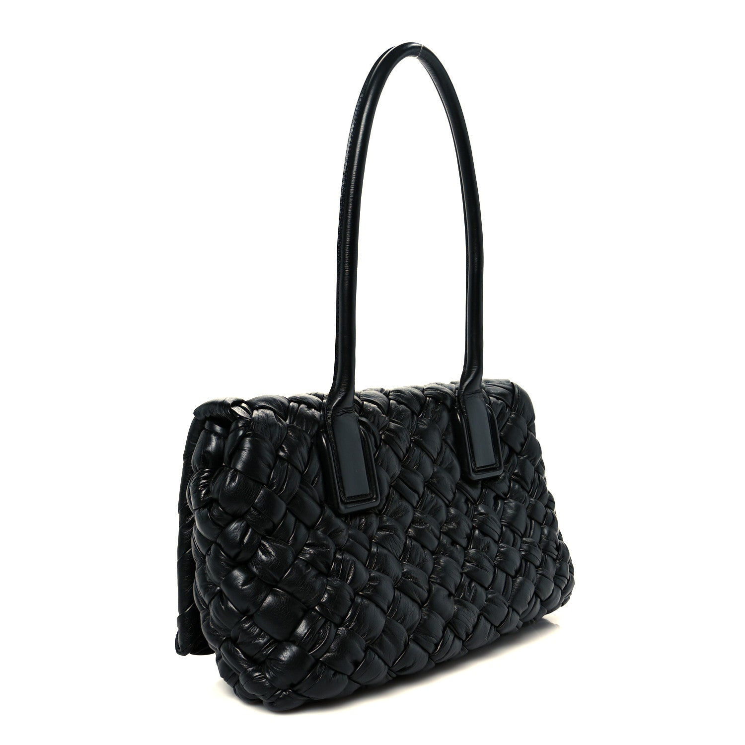 Bottega Veneta Calfskin Intreccio Rumple Desiree Shoulder Bag