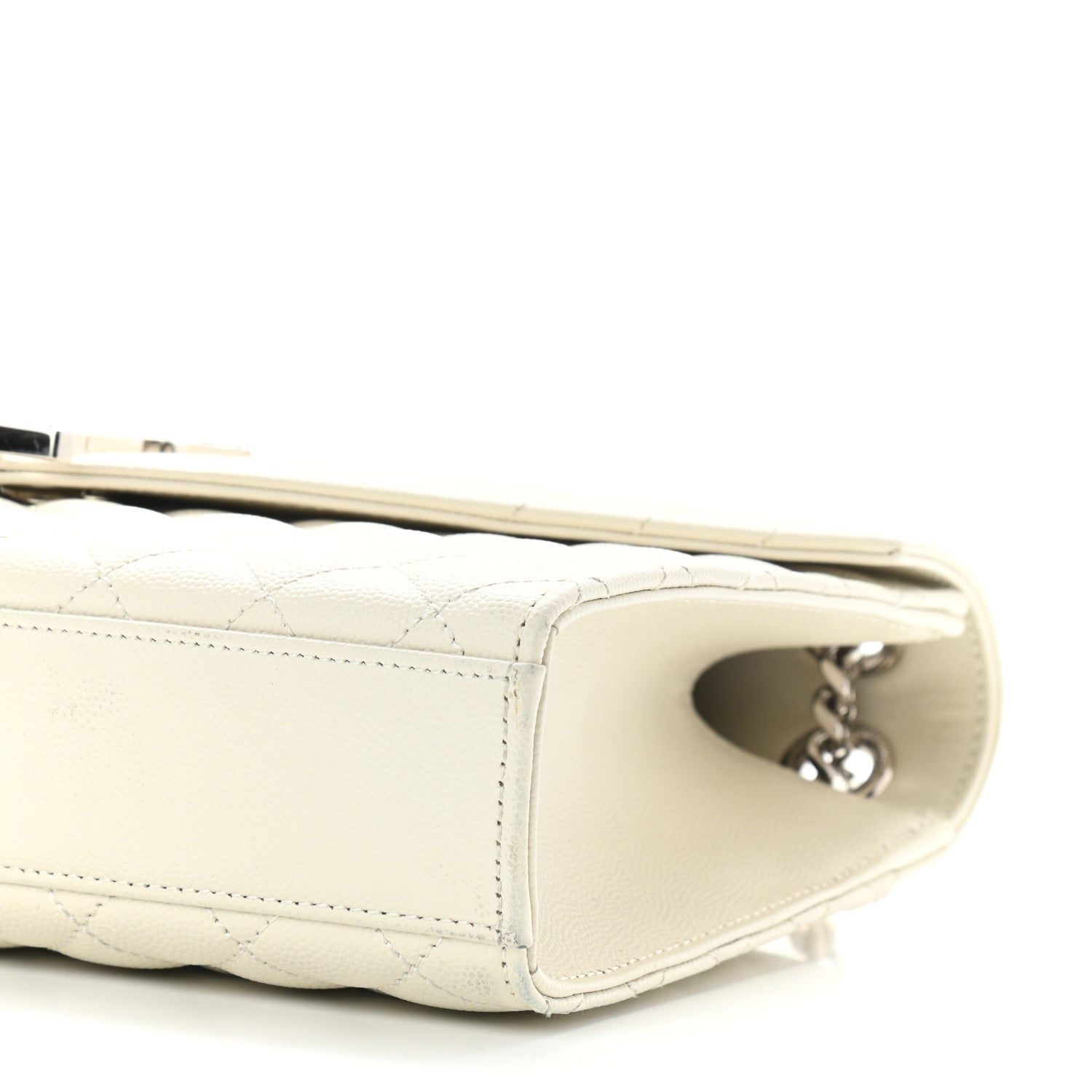 Saint Laurent Grain De Poudre Textured Mixed Matelasse Medium Triquilt Monogram Satchel Porcellana 8 of 11
