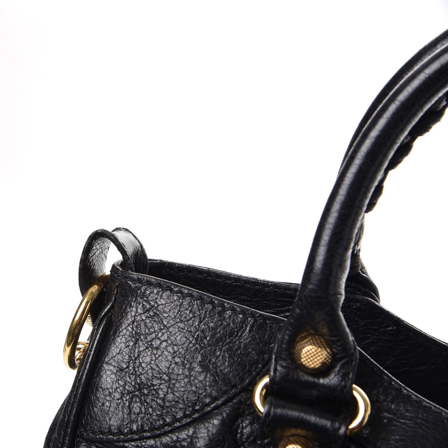 Agneau Giant 12 Gold Hardware Velo Black