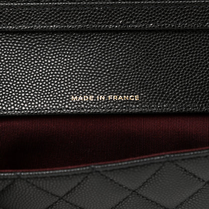 Chanel Caviar Quilted Glasses Case With Chain Black 6 of 11
