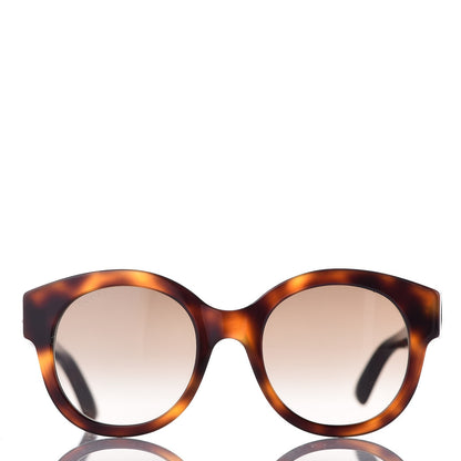 Gucci Round Frame GG Star Sunglasses GG0207S Tortoiseshell 2 of 9
