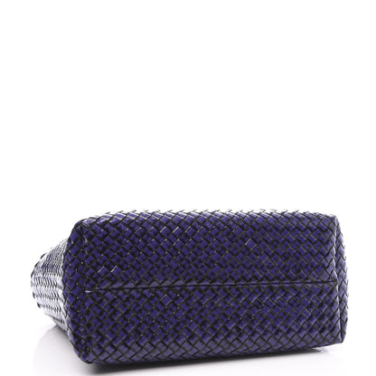 Bottega Veneta Spazzolato Intrecciato Small Cabat Anemone 4 of 11