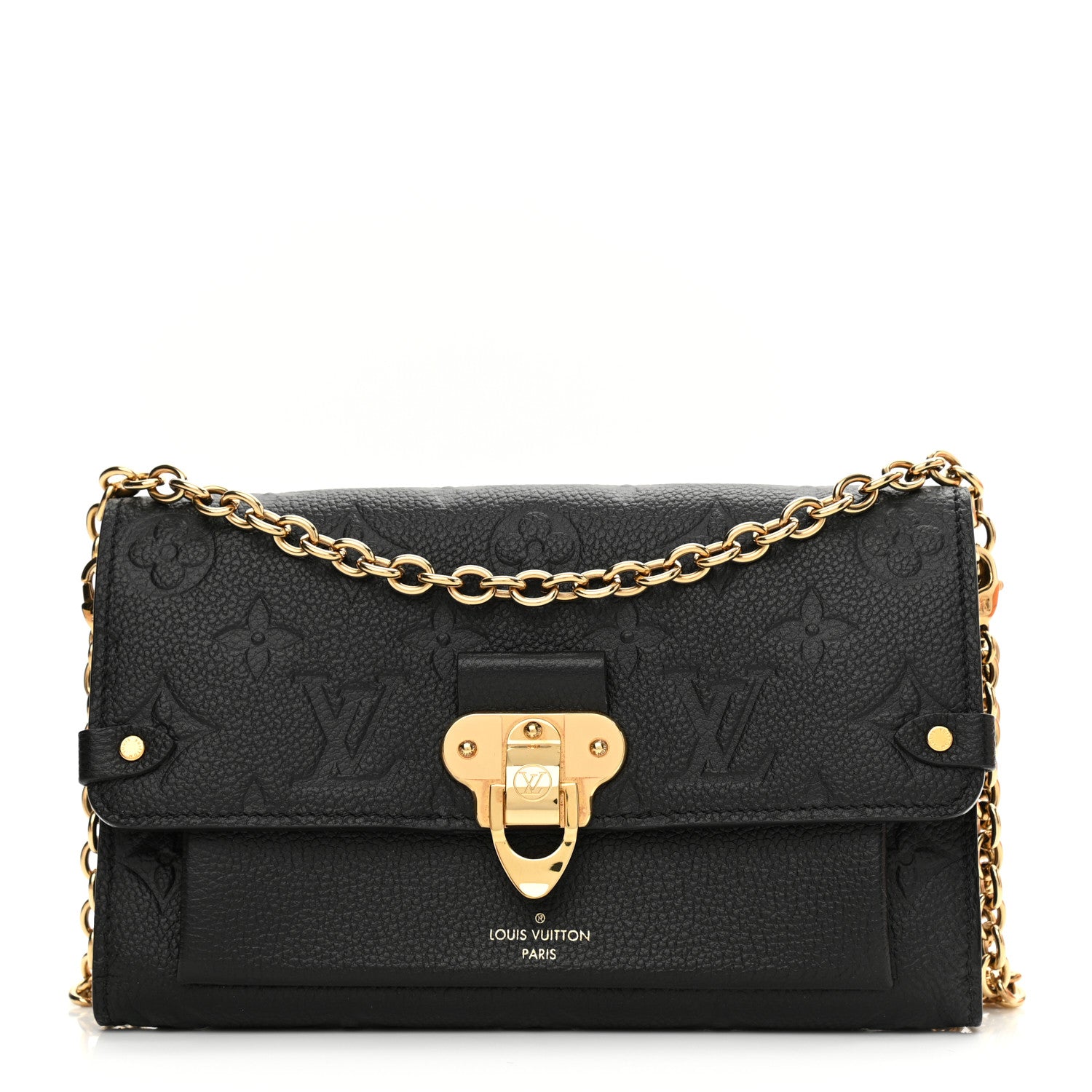 Louis Vuitton Empreinte Vavin Chain Wallet Black 1 of 14