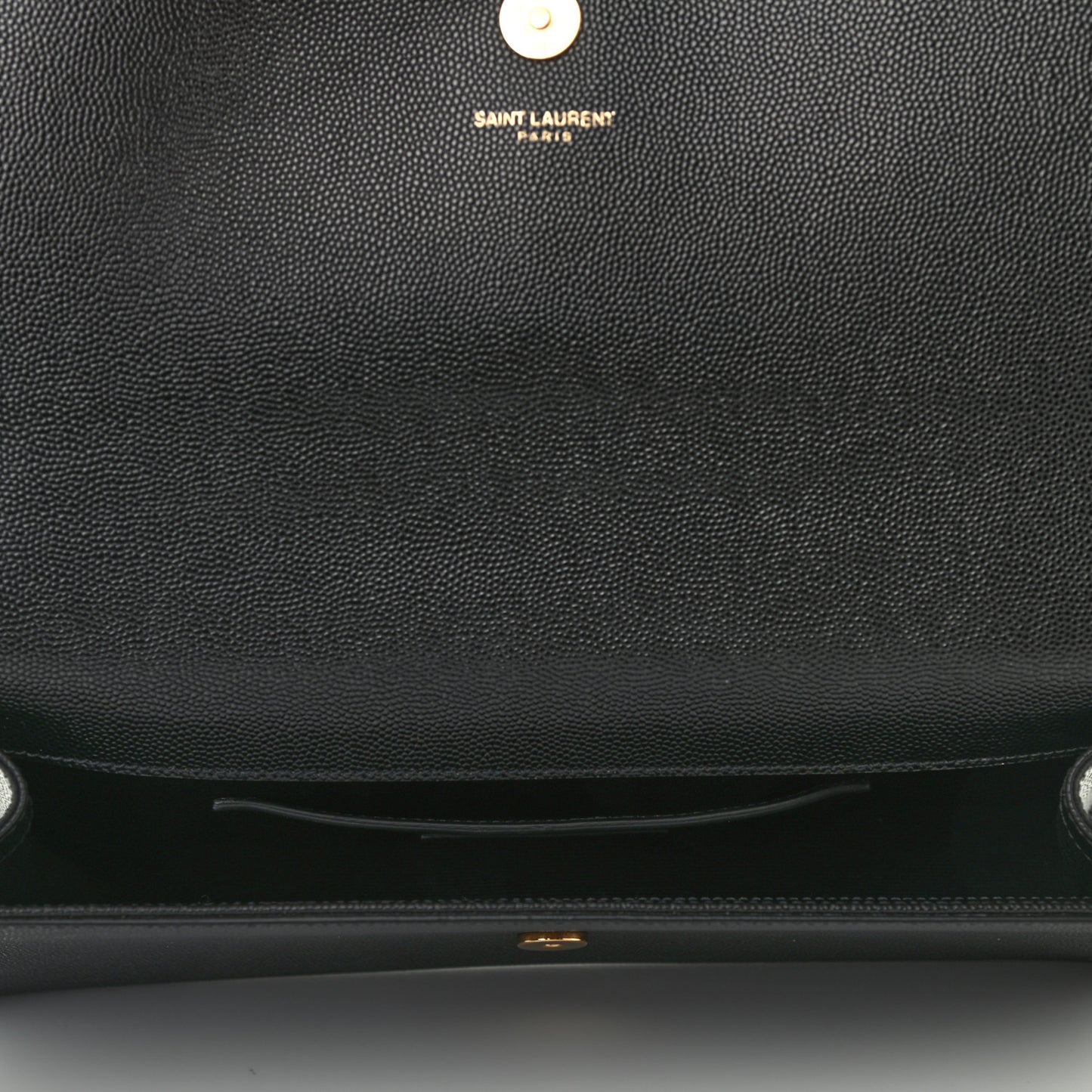Grain De Poudre Monogram Cassandre Clutch Black