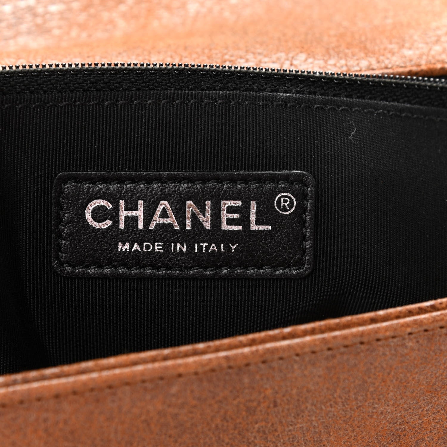 Chanel Nubuck Chesterfield Quilted Large Celtic Boy Flap Brown 6 of 11