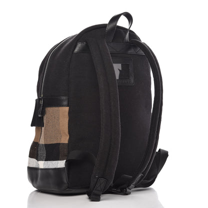 Burberry Jute Calfskin Mega Check Children's Backpack 3 of 8