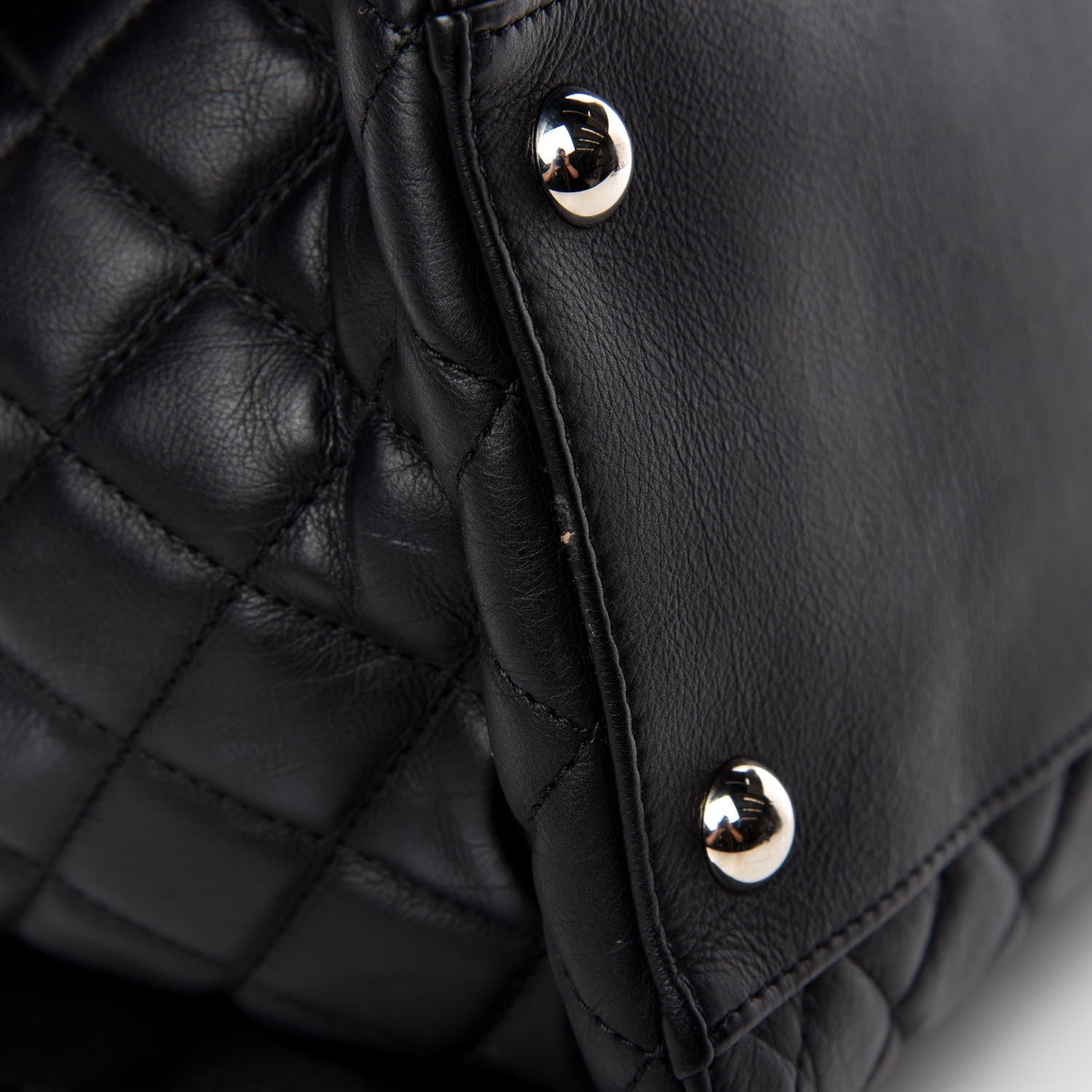 Chanel Calfskin Quilted Large Chic and Soft Shopping Tote Black 12 of 18