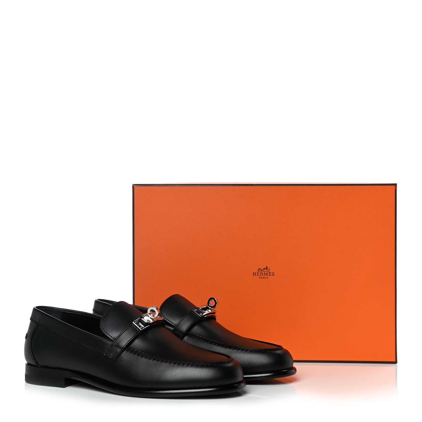 Calfskin Womens Destin Loafers 36 Black