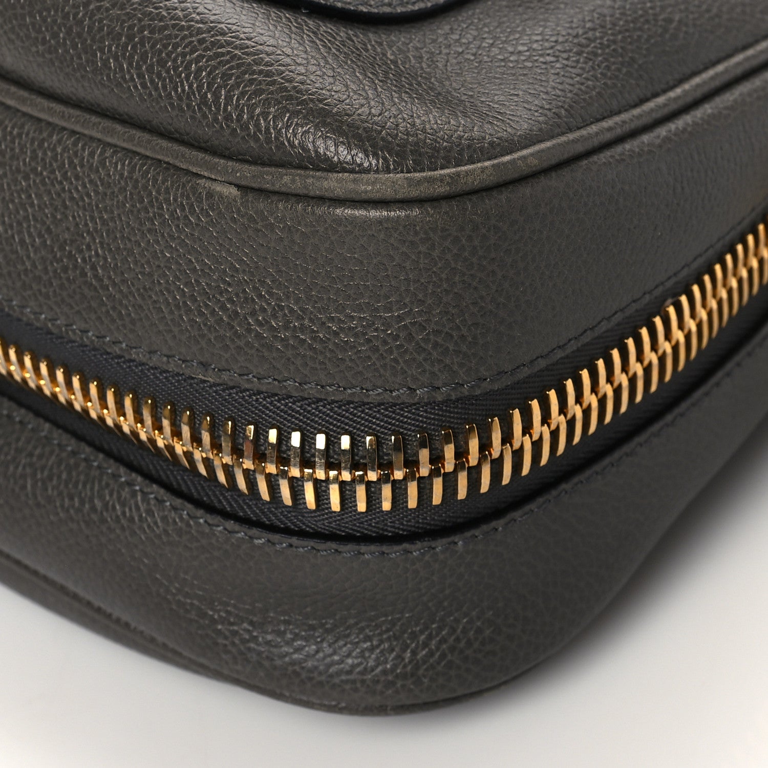 Tom Ford Grained Calfskin Medium Jennifer Dark Brown 9 of 9