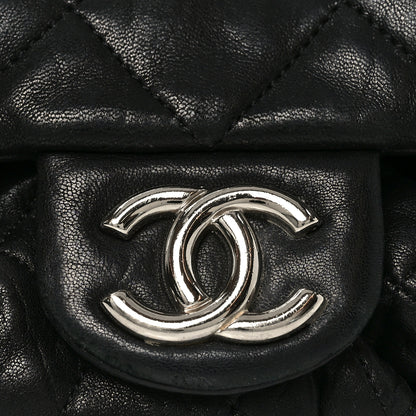 Chanel Washed Lambskin Quilted Medium Chain Around Messenger Black 9 of 11