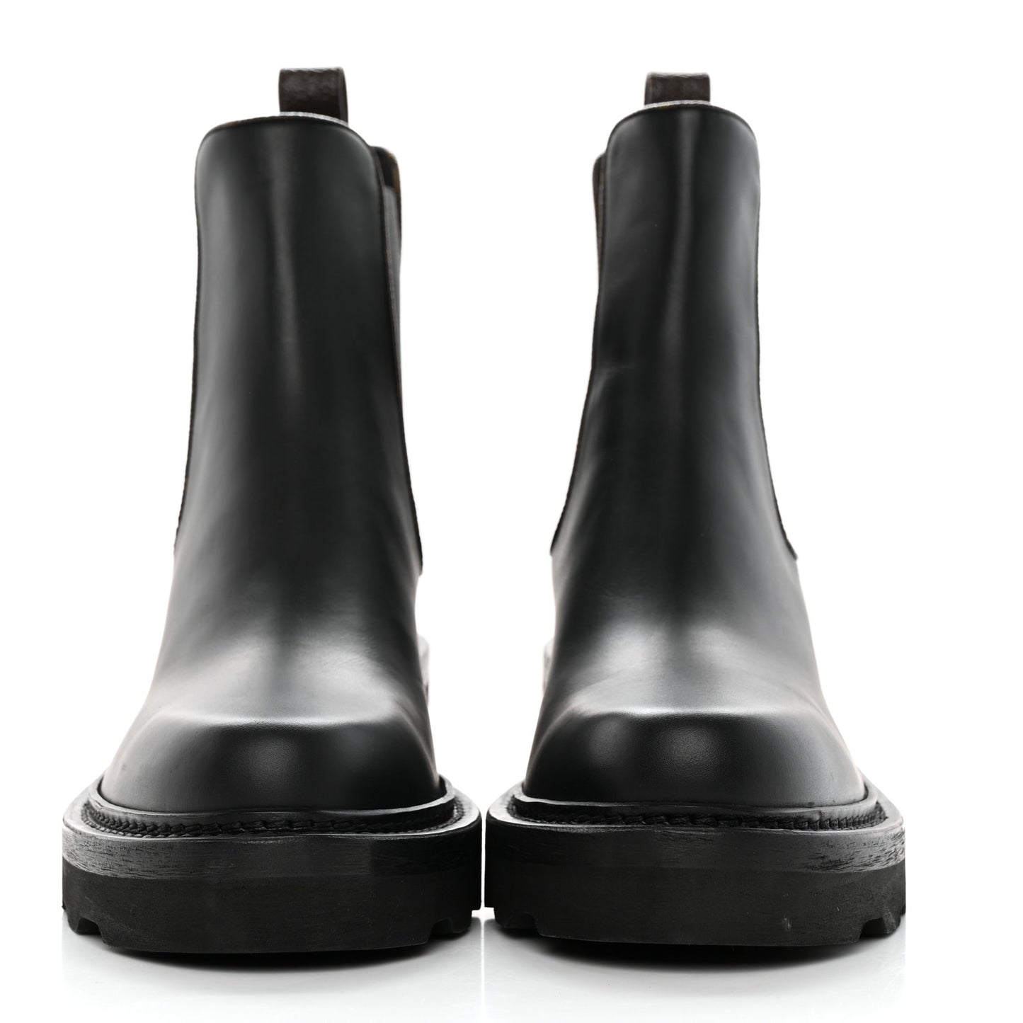 Calfskin Monogram Beaubourg Ankle Boots 37.5 Black