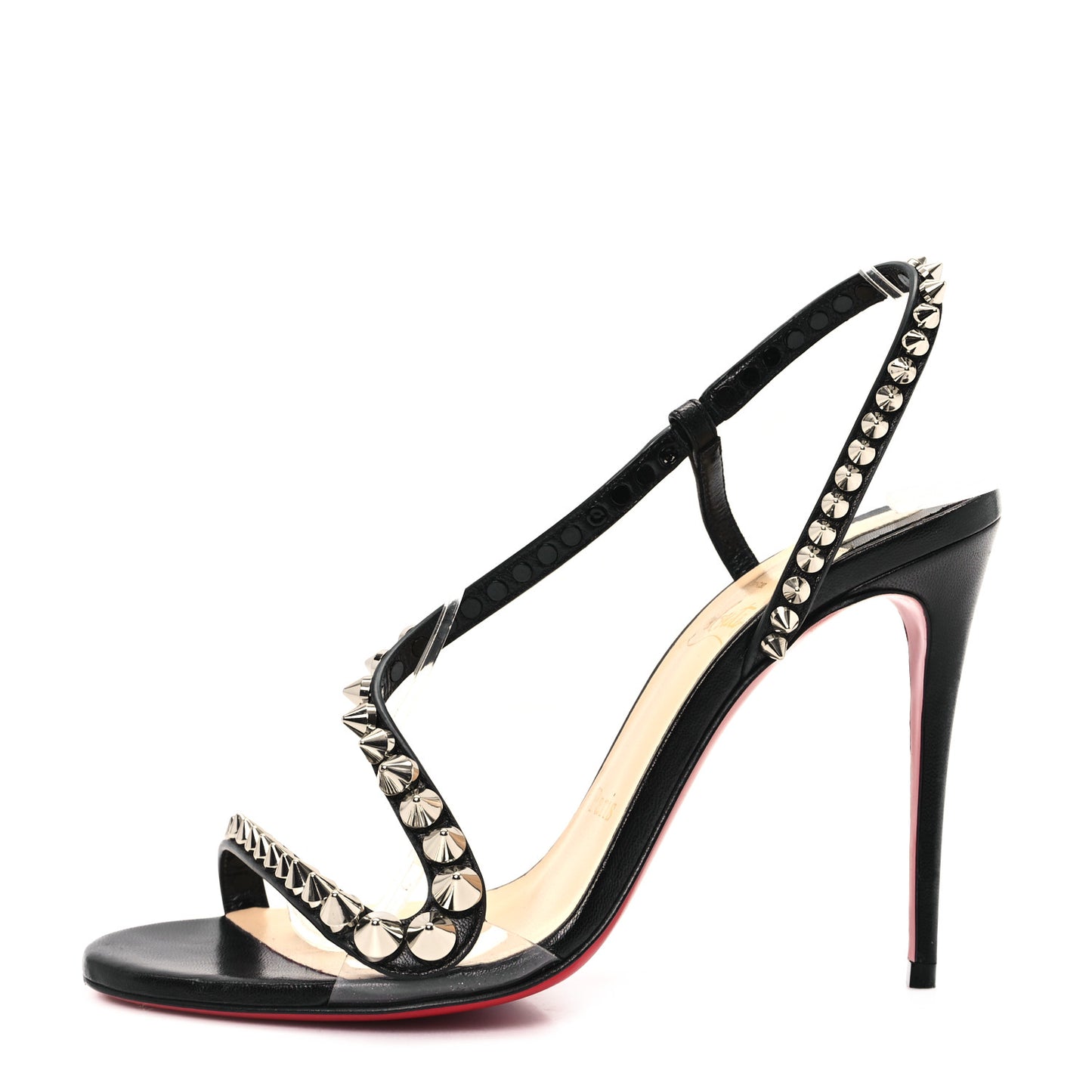 Nappa Spike Rosalie 100 Sandals 36 Black