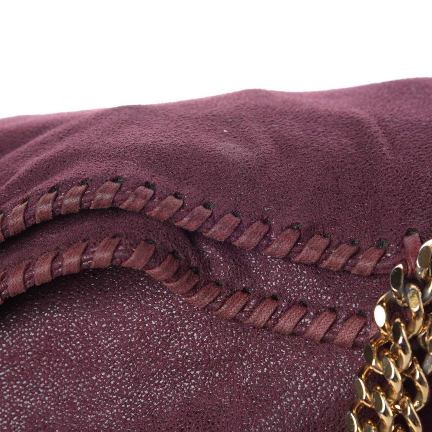 Stella McCartney Shaggy Deer Falabella Fold Over Tote Plum 12 of 12