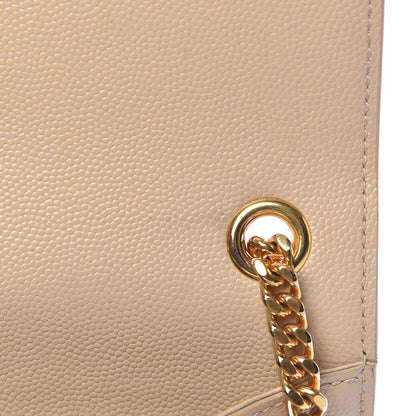 Saint Laurent Grain De Poudre Small Monogram Kate Satchel Nude Powder 14 of 14