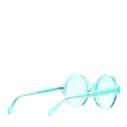 Celine Round Sunglasses CL 40051/I Transparent Blue 4 of 6