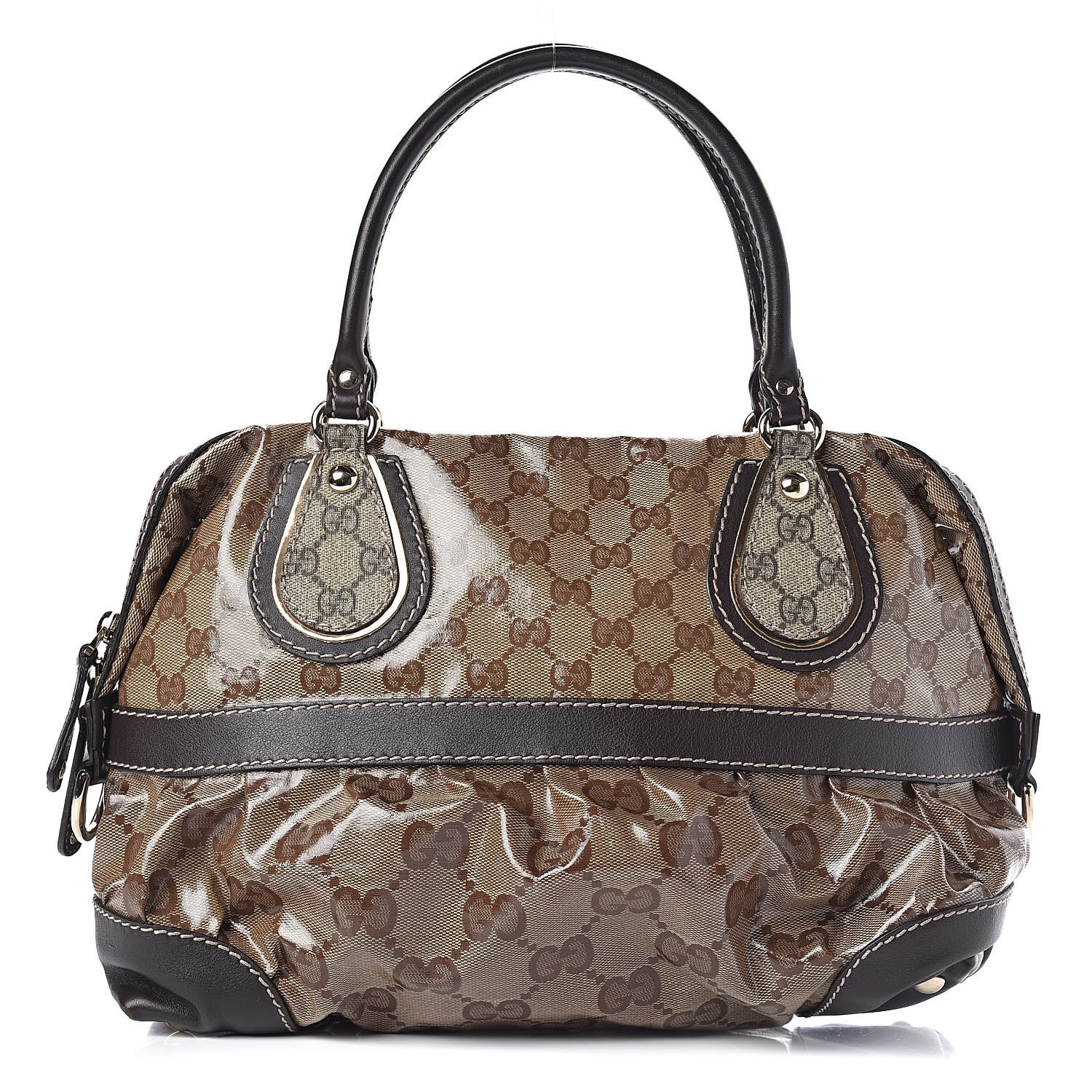 Gucci Crystal Monogram Medium Mix Dark Brown 1 of 10