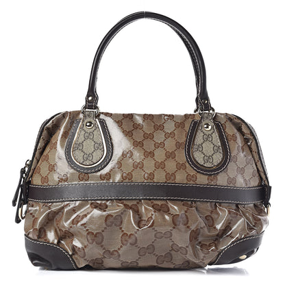 Gucci Crystal Monogram Medium Mix Dark Brown 1 of 10