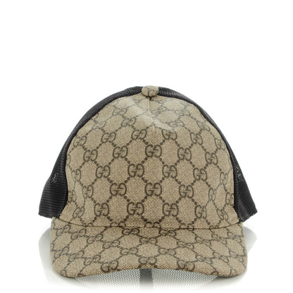 Gucci GG Supreme Monogram Baseball Hat M Beige 1 of 6