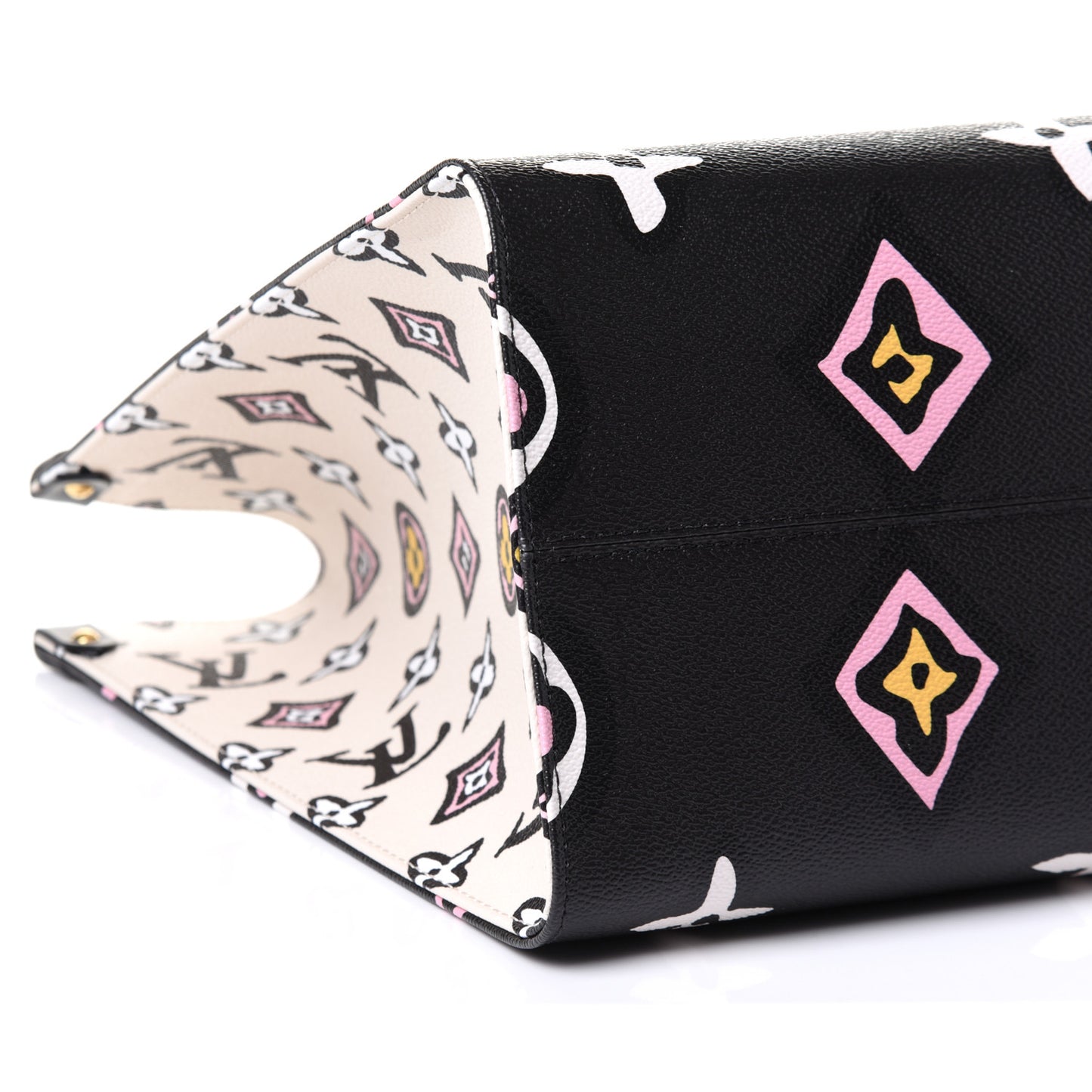 Monogram Giant Wild At Heart Onthego GM Black