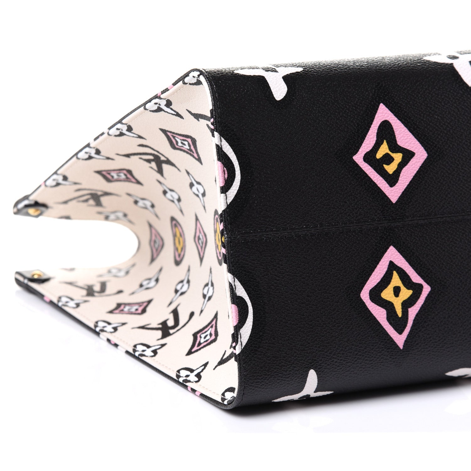 Louis Vuitton Monogram Giant Wild At Heart Onthego GM Black 7 of 10