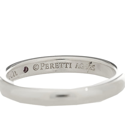 Tiffany Sterling Silver Pink Sapphire Elsa Peretti Band Ring 52 6 4 of 4